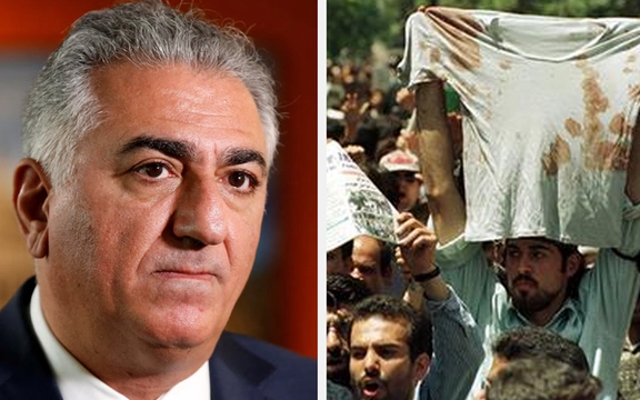 شاهزاده رضا پهلوی: پرونده عاملان جنایت کوی دانشگاه در دادگاه ملی رسیدگی خواهد شد