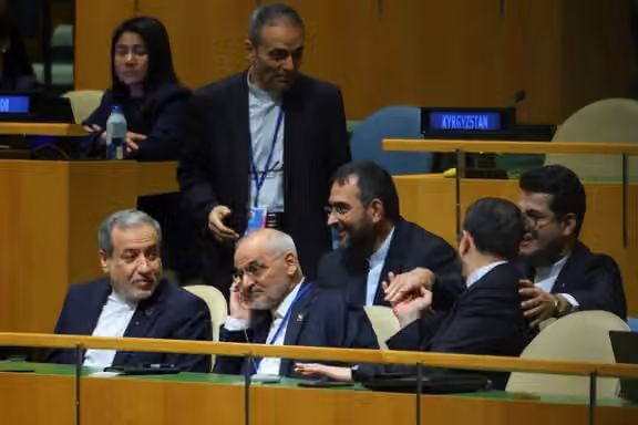 Iranian Foreign Minister Abbas Araghchi and other delegates attend the 81st United Nations General Assembly (UNGA) at UN headquarters in New York City, US, September 23, 2026. REUTERS