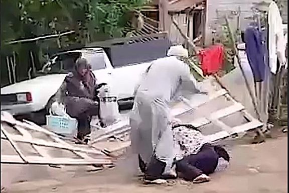 نیروی انتظامی: ویدیوی ضرب و شتم یک زن به دست یک آخوند در گیلان مربوط به اختلاف ملکی بود