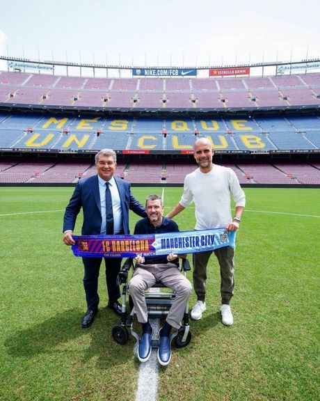 بارسلونا و منچسترسیتی به نفع بیماران ALS بازی دوستانه برگزار میکنند