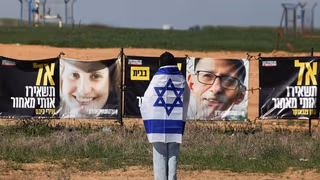 October 7 hostages' grandson calls for peace, not war, with Iran