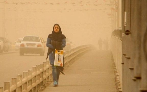 وضعیت هوای خوزستان بهدلیل گرد و غبار و موج ریزگردها در وضعیت خطرناک قرار گرفت