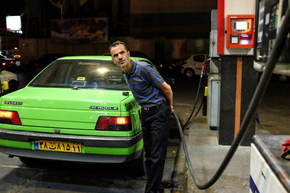 File photo of an Iranian gas station