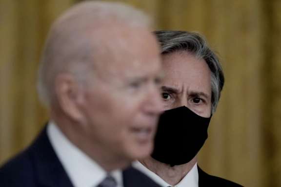 President Joe Biden and Secretary of State Antony Blinken. August 21, 2021