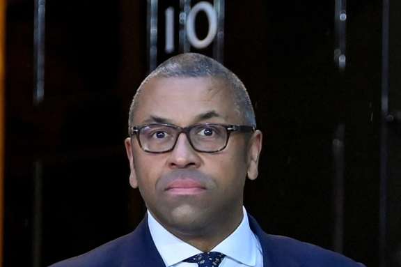 British foreign secretary James Cleverly pictured in September 2022