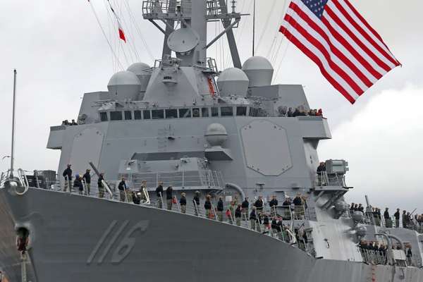US Navy Shoots Down Iranian Drone Launched From Houthi-Controlled Yemen