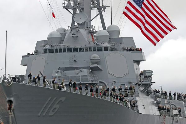 US Navy Shoots Down Iranian Drone Launched From Houthi-Controlled Yemen