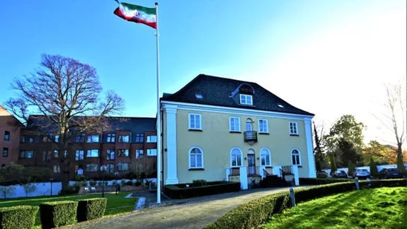 The Iranian embassy in Copenhagen
