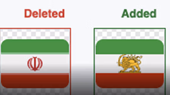 X changes Iran flag emoji to lion and sun symbol in support for protests