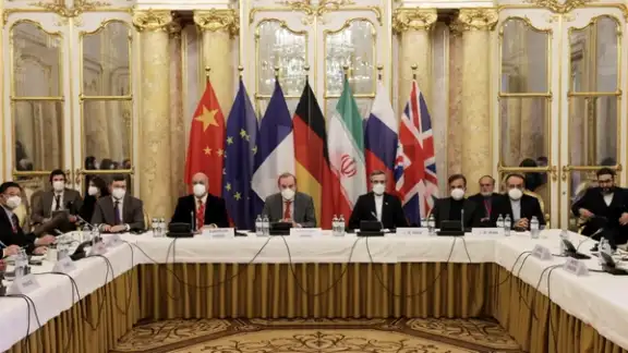 Nuclear negotiators in session in Vienna. December 17, 2021