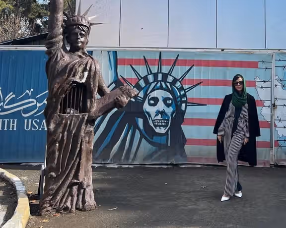 American porn actress Whitney Wright in Tehran
