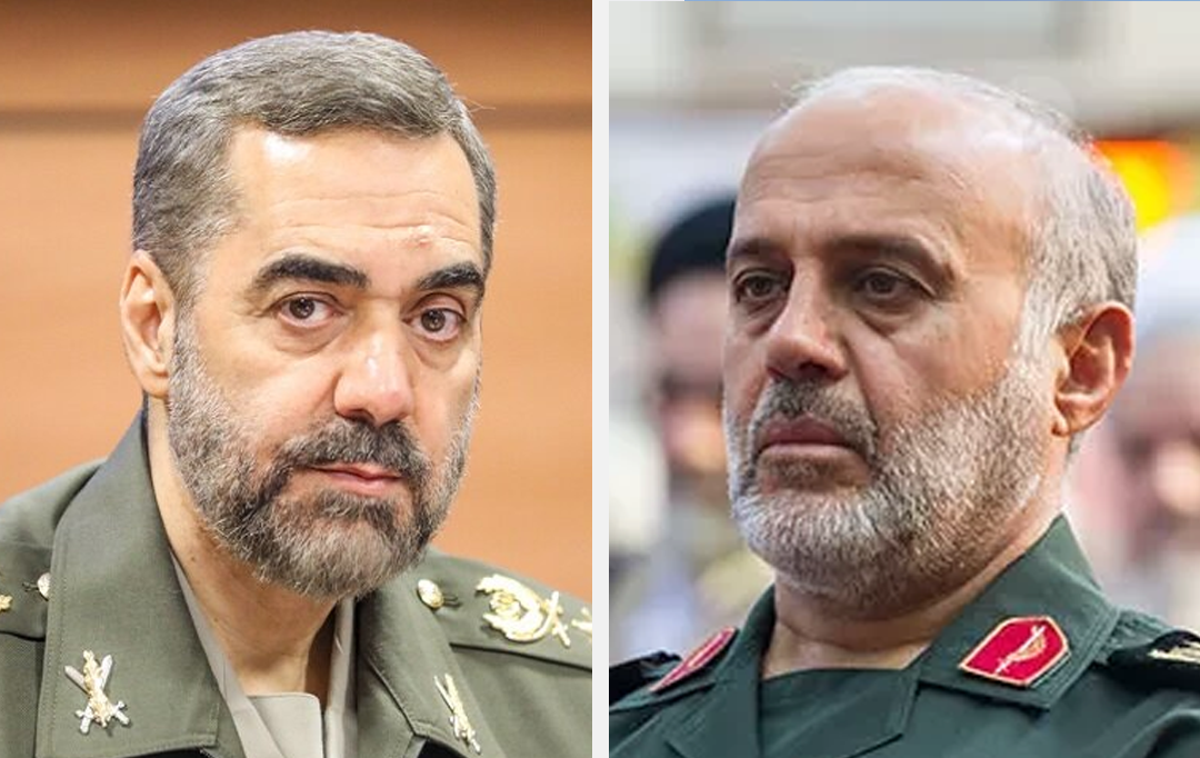 غلامعلی رشید (سمت راست)، محمدرضا آشتیانی (سمت چپ)