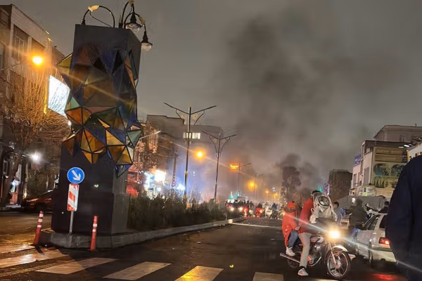 Iran protests spread to 222 locations as death toll hits 20 on eighth day