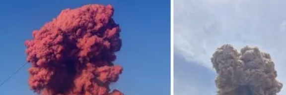 مقایسه انفجار در بندر رجایی با انفجار بندر بیروت در سال ۲۰۲۰ در شبکههای اجتماعی