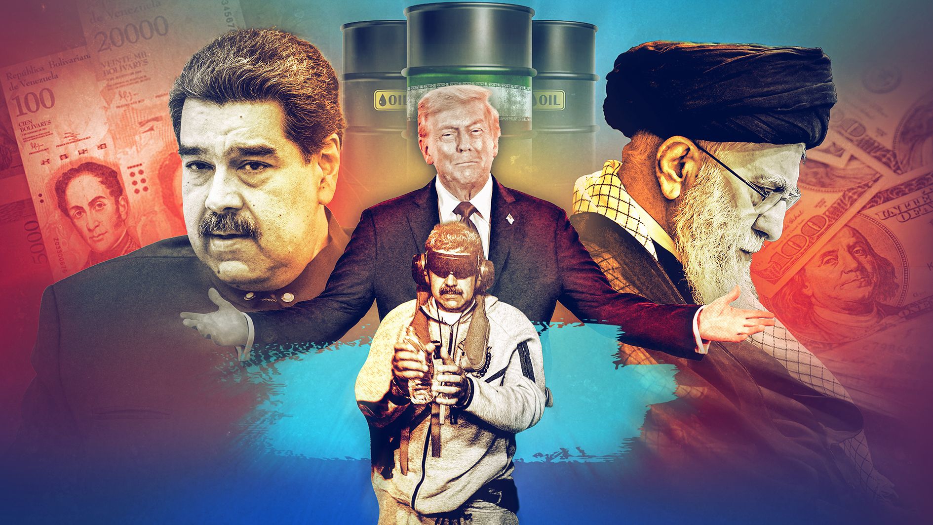 اول سرنگونی مادورو بعد خامنه‌ای؛ سیاستمداران جهان همصدا با نقشه ترامپ برای سقوط نظام