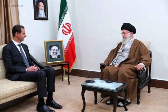 Iran's Khamenei meeting Syria's Assad in Tehran on May 30, 2024