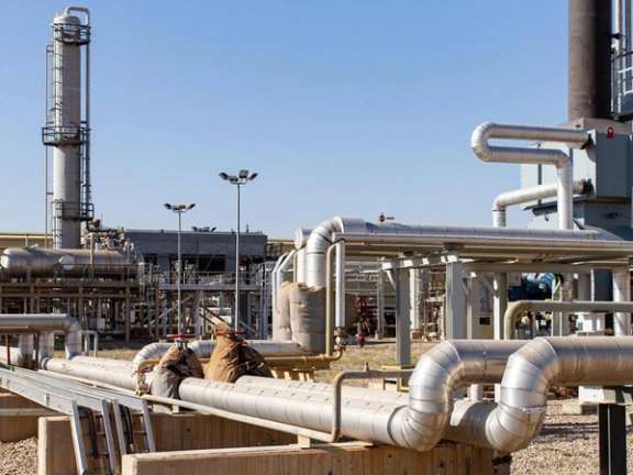 An oil and gas facility in the Iraqi Kurdistan region
