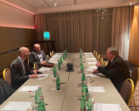 US envoy in Iran nuclear talks, Rob Malley meeting Russia's envoy Mikhail Ulyanov. December 15, 2021