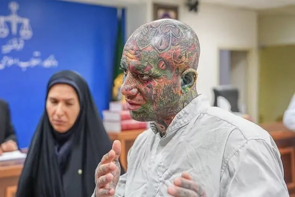 Iranian singer Amir Hossein Maghsoudloo, known as Tataloo in court