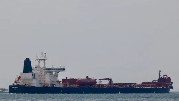 Panama-flagged oil tanker Blue Lagoon I transits the Bosphorus in Istanbul, Turkey June 14, 2024.