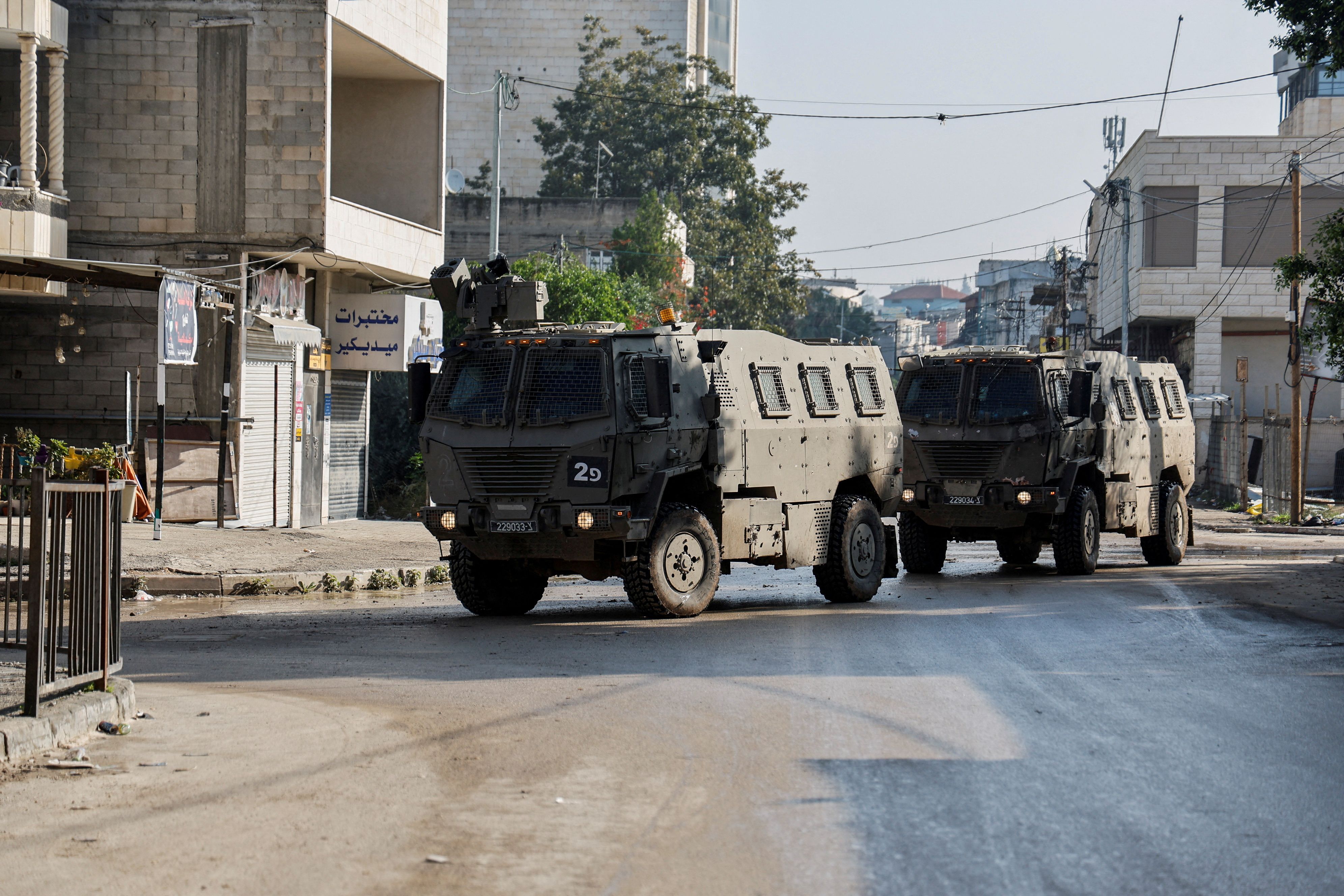 نیروهای اسرائیلی در شهر جنین، کرانه باختری، ۲۱ آذر ۱۴۰۲، رویترز