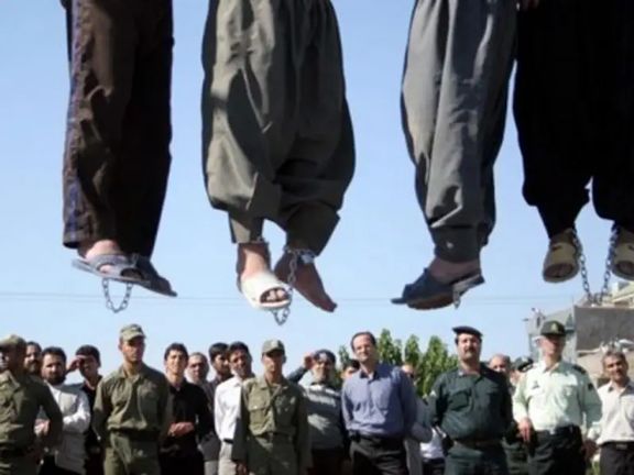 File photo of a public execution in Iran