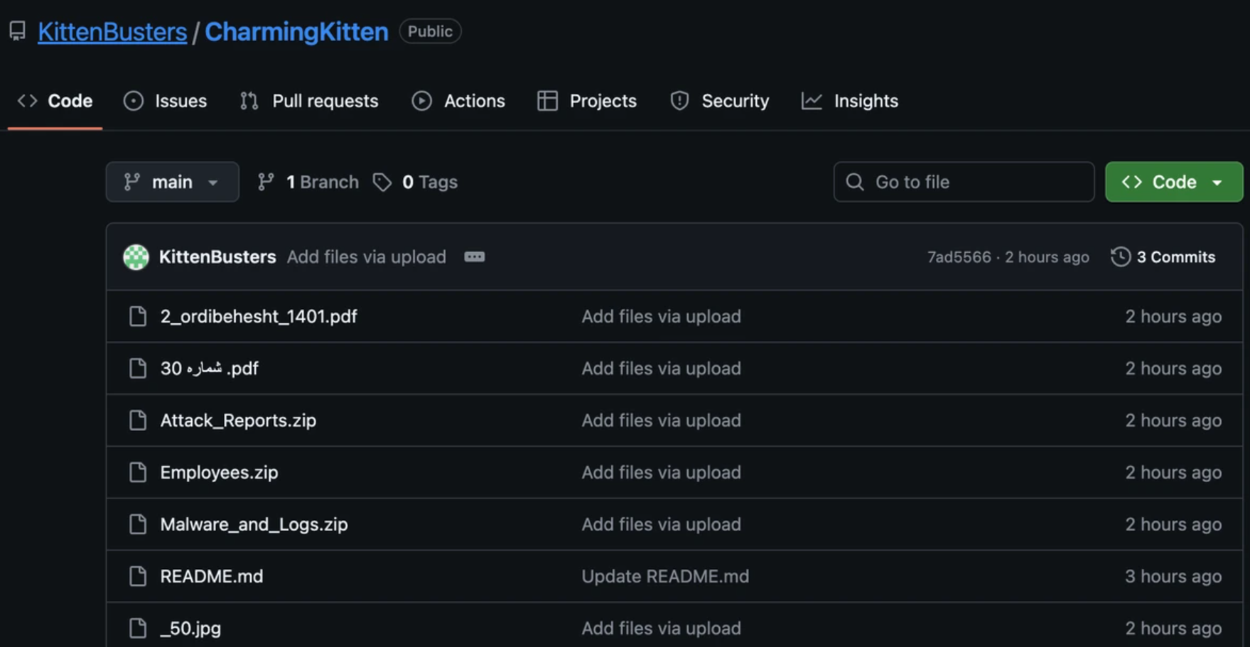 اطلاعات گروه هکری بچه‌گربه‌ ملوس، وابسته به سپاه پاسداران، افشا شد