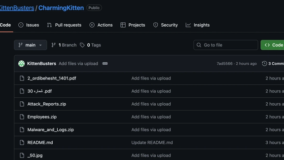 اطلاعات گروه هکری بچهگربه ملوس، وابسته به سپاه پاسداران، افشا شد