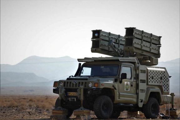 A missile defence system is seen during an air defence drill in an undisclosed location in Iran, in this handout image obtained on January 12, 2025.