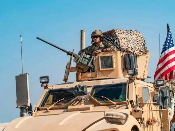A photo showing US forces in Syria. Undated