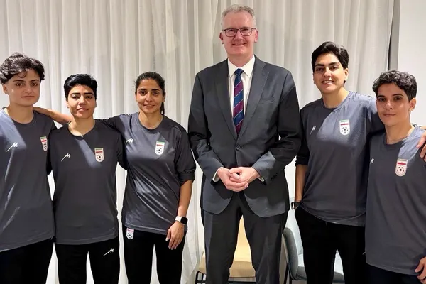 Australia grants asylum to five players of Iran women’s football team