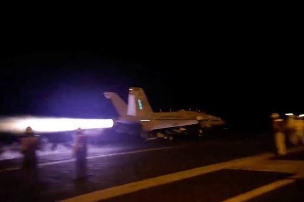 US Targets Houthi Missile Launchers, Vows To Protect Shipping
