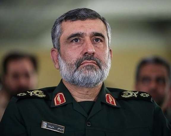 Amir-Ali Hajizadeh, the commander of IRGC's aerospace force