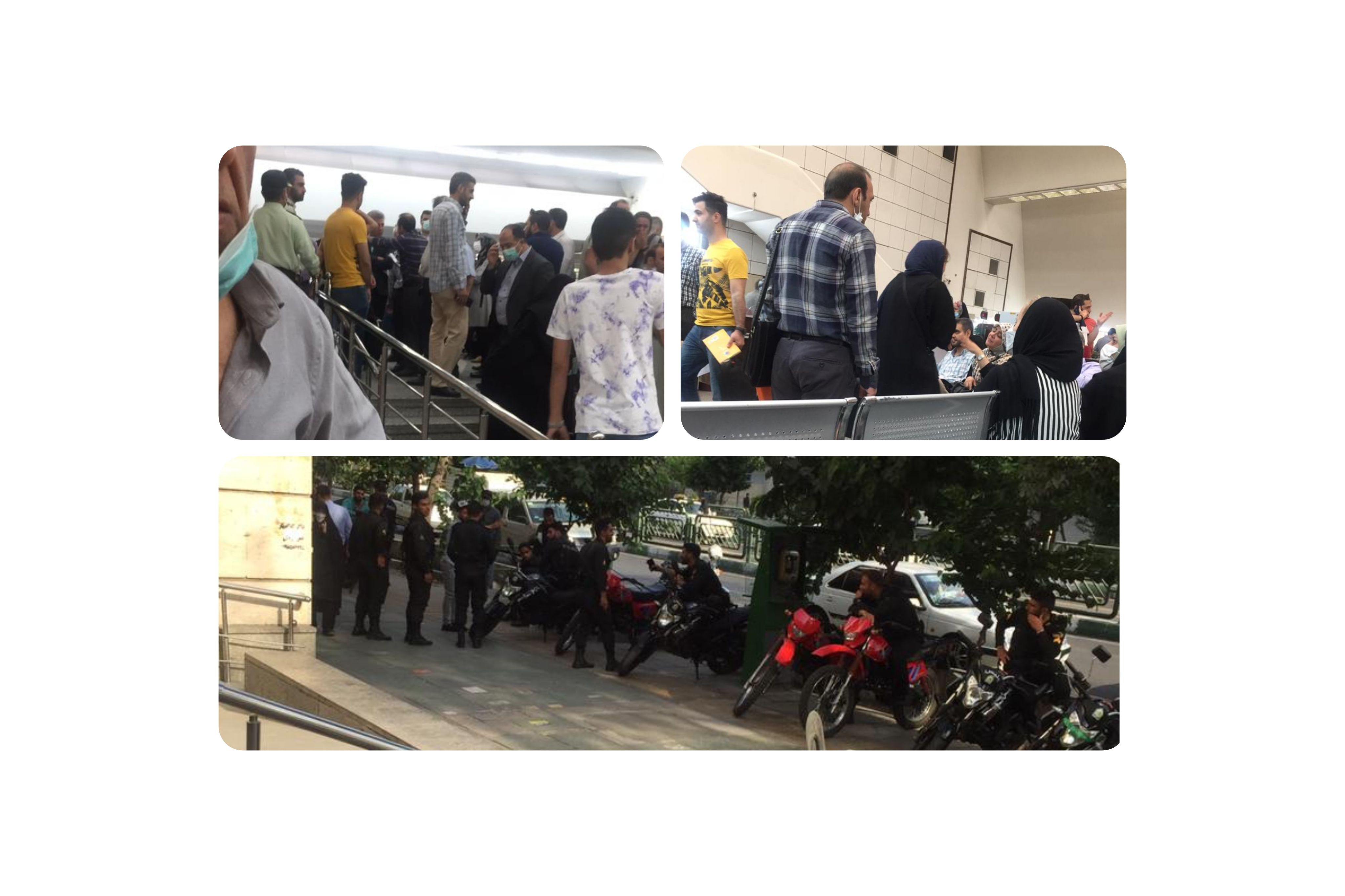 تجمع مالباختگان سرقت «بانک ملی»؛ مشتریان گفتند از مسئولان بانک شکایت می‌کنند