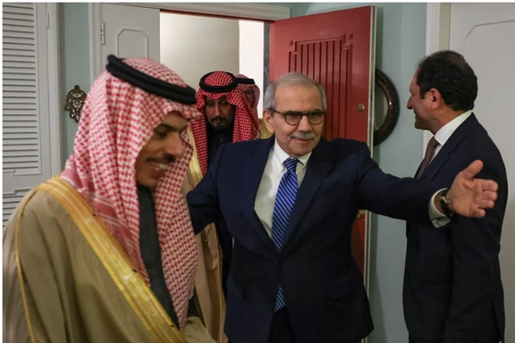 نواف سلام و فیصلبن فرحان