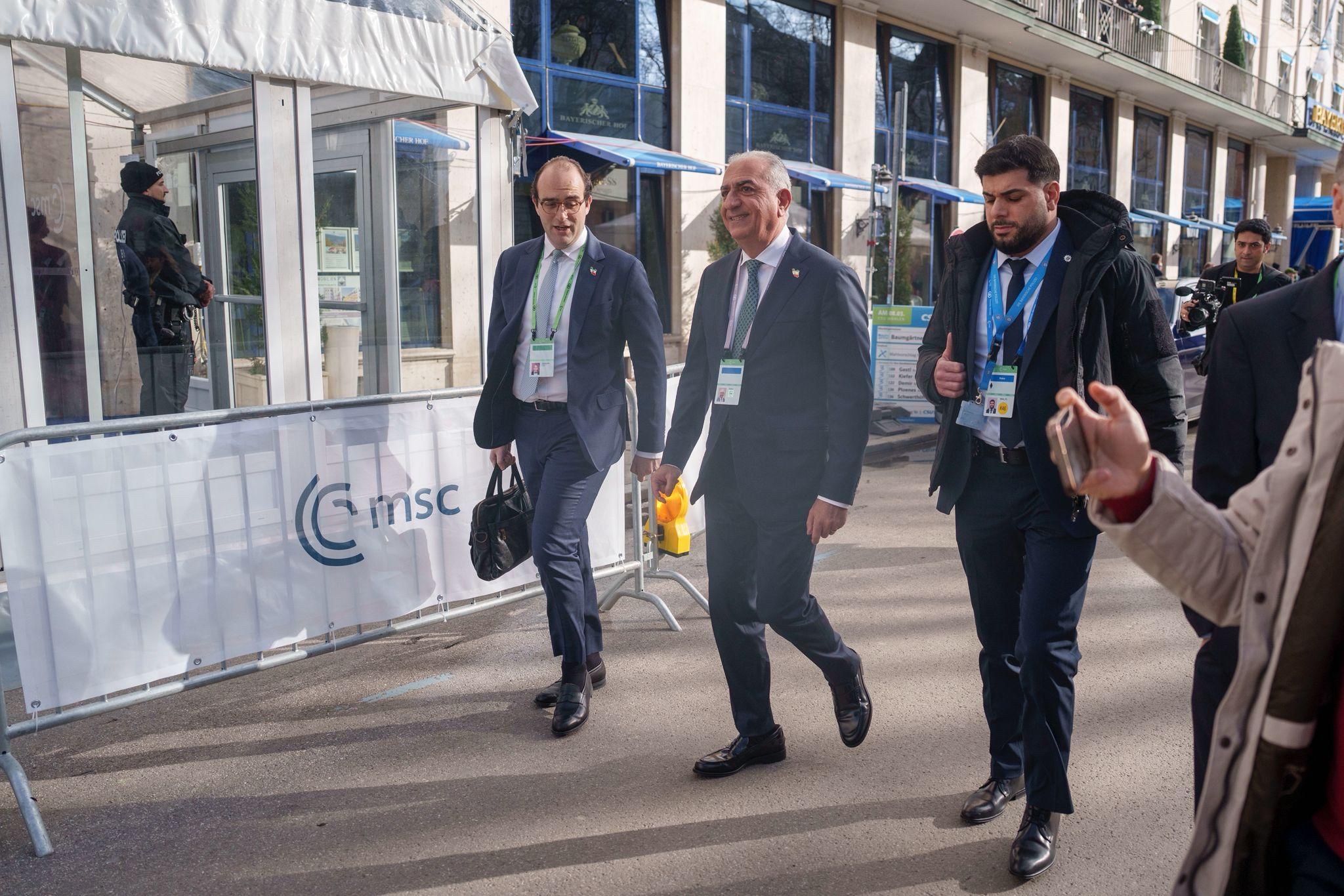 حضور شاهزاده رضا پهلوی در کنفرانس امنیتی مونیخ