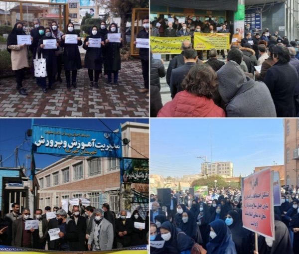 للمرة السابعة خلال 3 أشهر.. المعلمون الإيرانيون يعاودن للاحتجاج على سوء أوضاعهم المعيشية