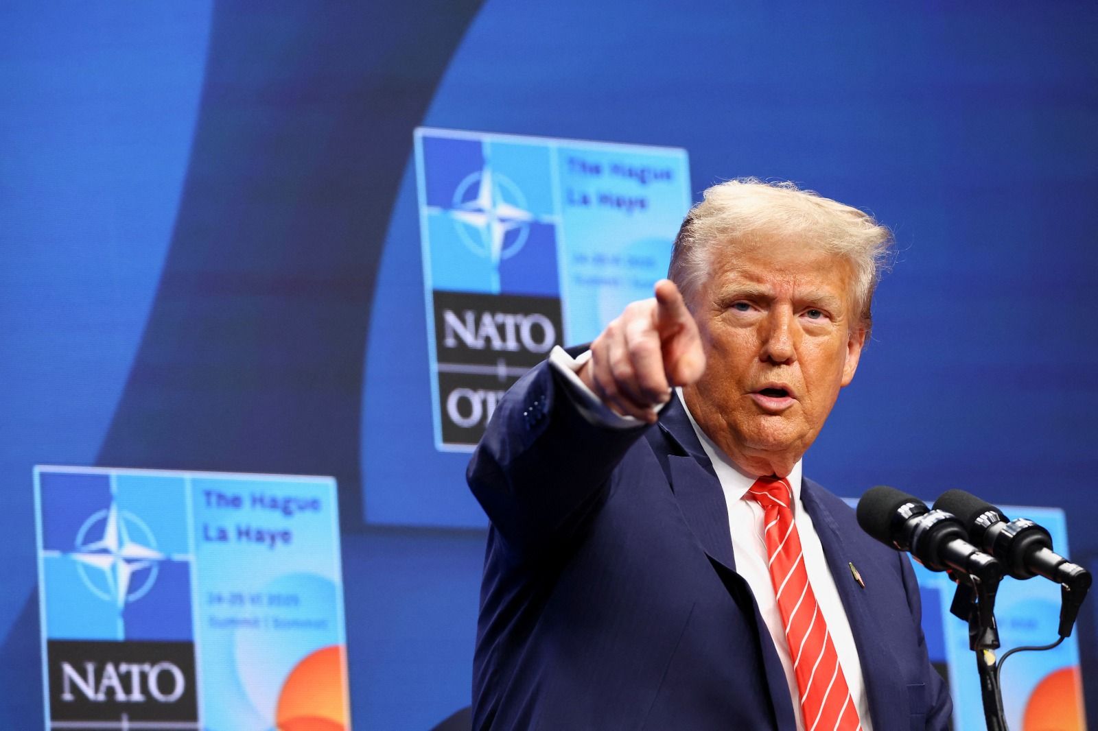 رییس‌جمهوری آمریکا: ایران گفت می‌خواهیم به شما موشک بزنیم، ساعت یک خوب است؟