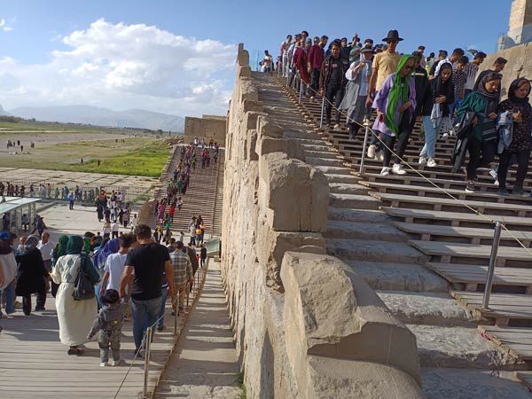 Iranians visiting Persepolis during Nowruz holidays  (March 2023)