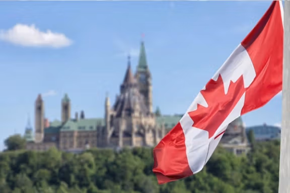 The national flag of Canada