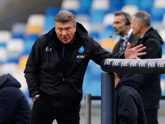 ناپولی شب بازی با بارسلونا ماتزاری را برکنار و کالتزونا را جایگزین کرد