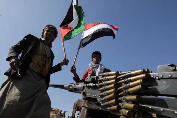 Houthi tribesmen parade to show defiance after U.S. and U.K. air strikes on Houthi positions, near Sanaa, Yemen February 4, 2024.