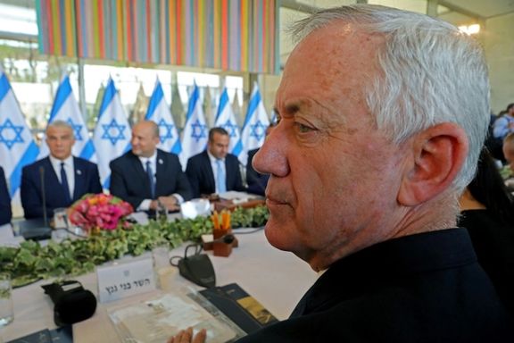 Outgoing Israeli Defense Minister Benny Gantz (file photo)