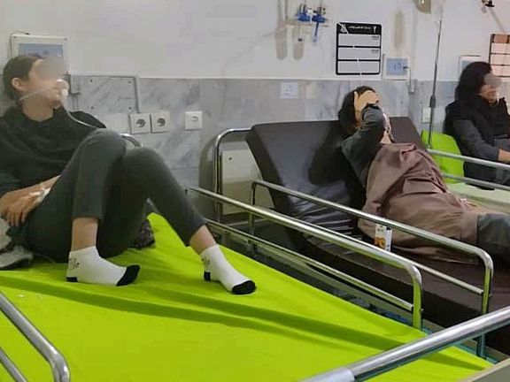 Some of the schoolgirls hospitalized with symptoms of gas poisoning