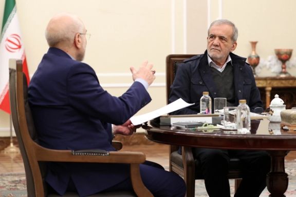 Iran parliament speaker threatens to impeach Pezeshkian government