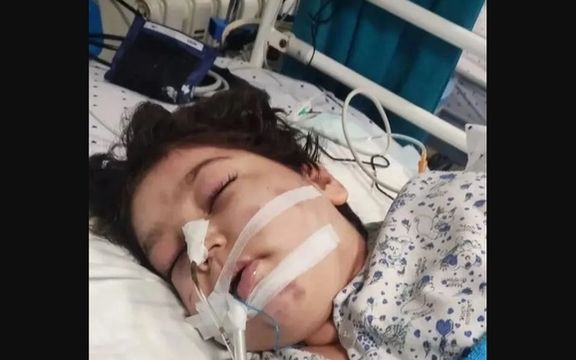 تصویری از نیان در بیمارستان