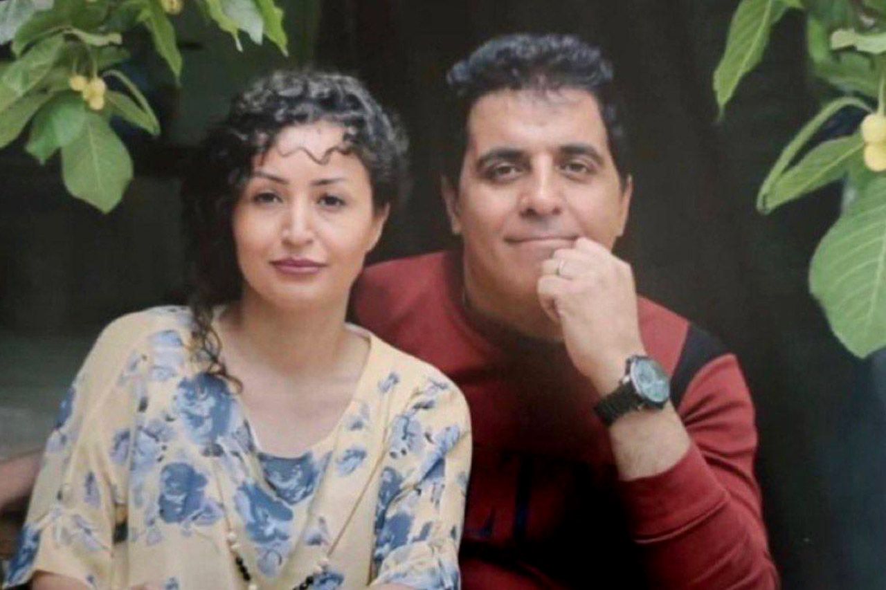 از راست به چپ: مرتضی ذوم‌پوش و سمیه رضایی