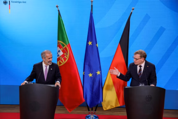 نشست خبری وزیران خارجه آلمان و پرتغال، ۲۴ مهر، برلین