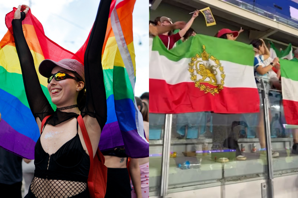 FIFA lets fans take rainbow flags to Iran-Egypt match, but bars Lion and Sun