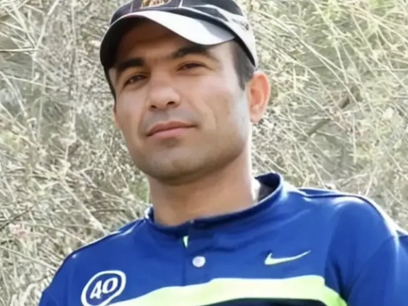 Detained protester Mojahed (Abbas) Kourkour